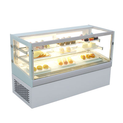 Le dessus de Tableau de gâteau de la porte en verre de glissement 130L montrent le réfrigérateur