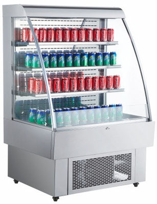 Réfrigérateur vertical d'affichage de Multideck de l'hypermarché 380L