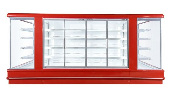 Réfrigérateur ouvert de Multideck de supermarché vertical réfrigéré